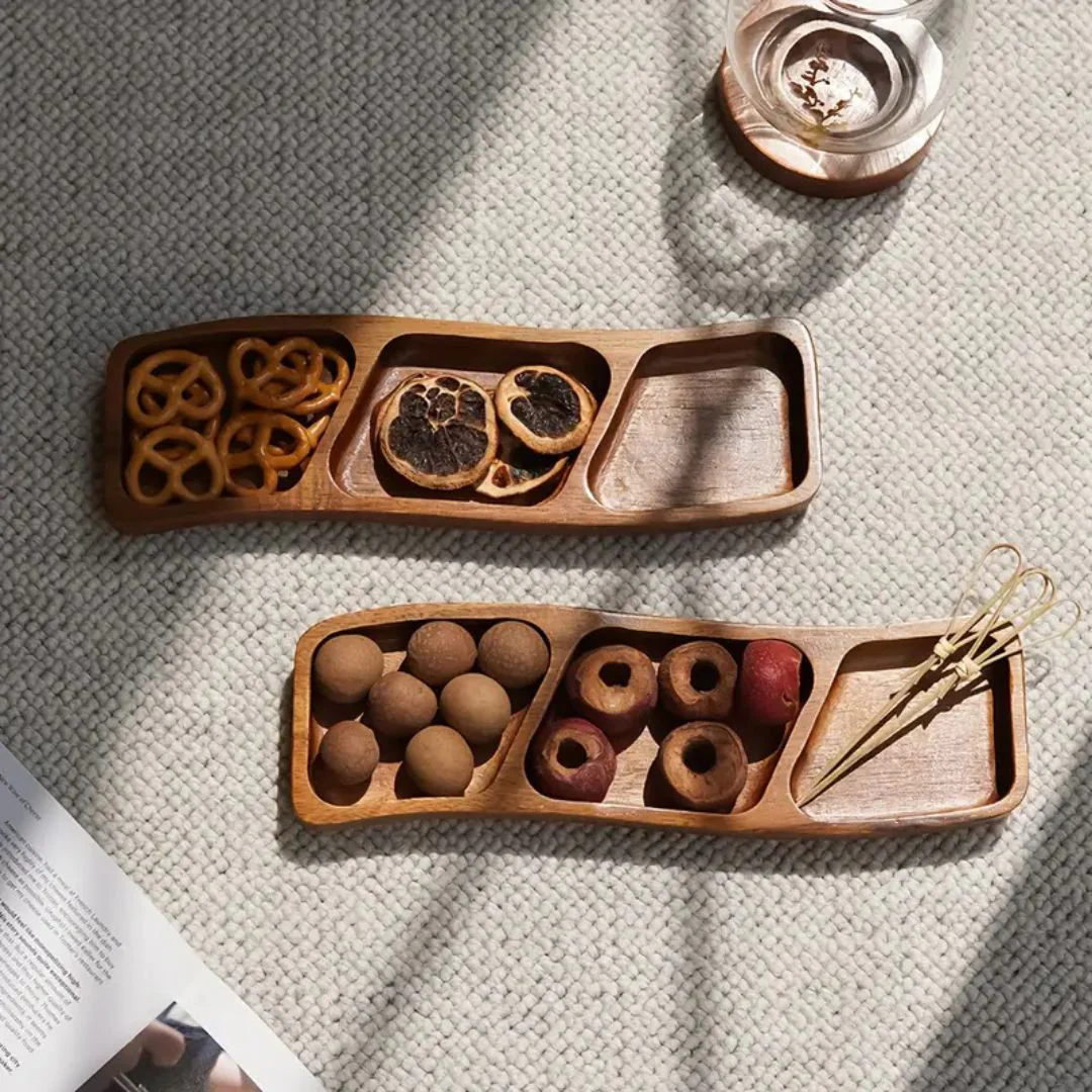 Earth Tone Appetizer Serving Tray - Image 6