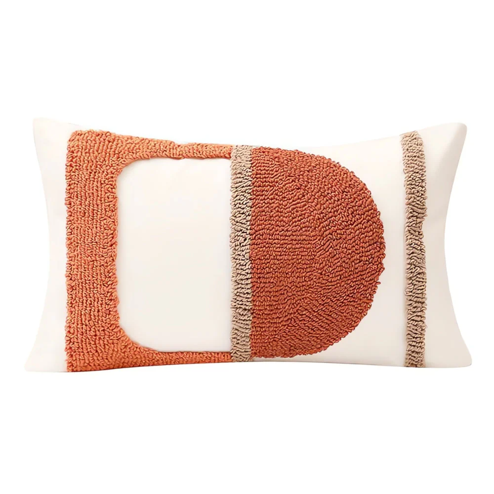 Eden Geometric Embroidery Cushion Cover - Image 5