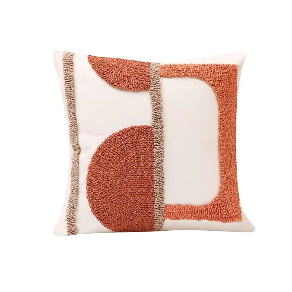 Eden Geometric Embroidery Cushion Cover - Image 6