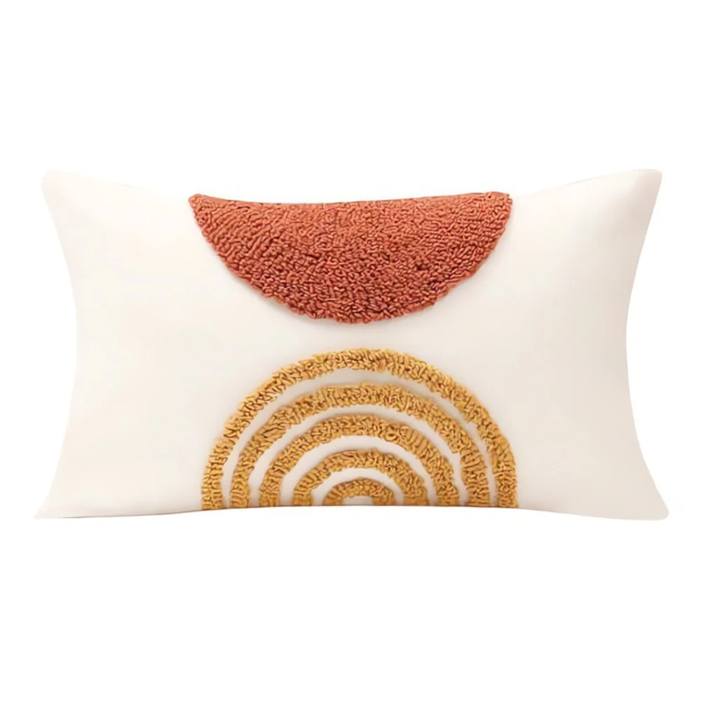 Eden Geometric Embroidery Cushion Cover - Image 7