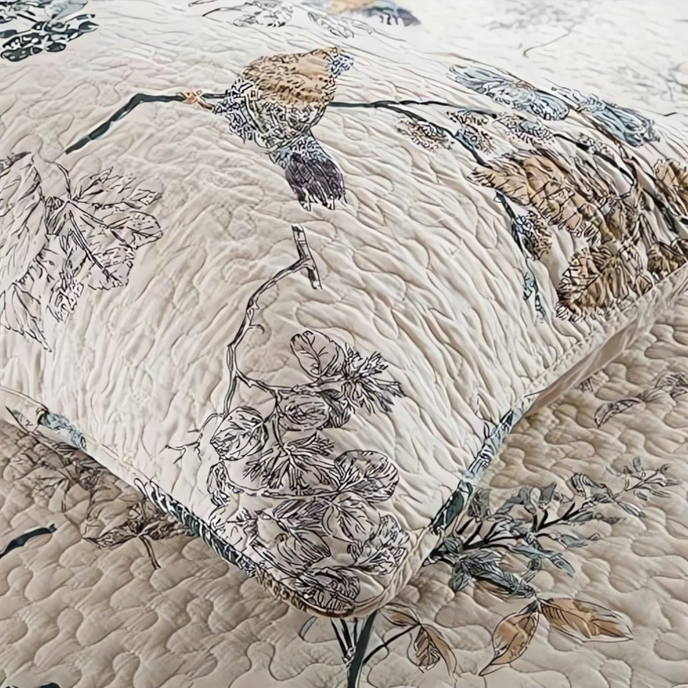 Elegant Floral Coverlet - Image 3