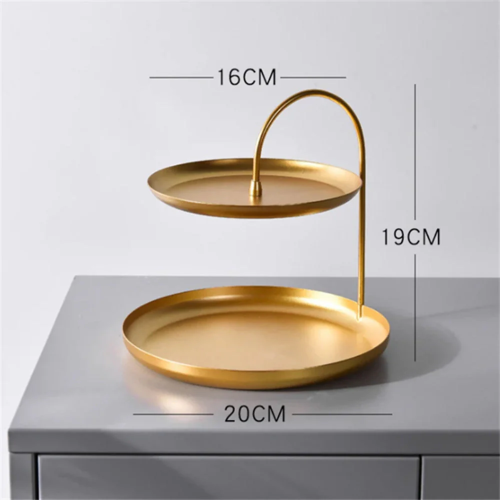 Elegant Gold Storage Organizer Stand - Image 6