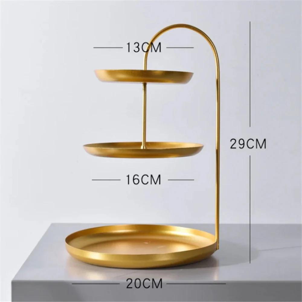 Elegant Gold Storage Organizer Stand - Image 7