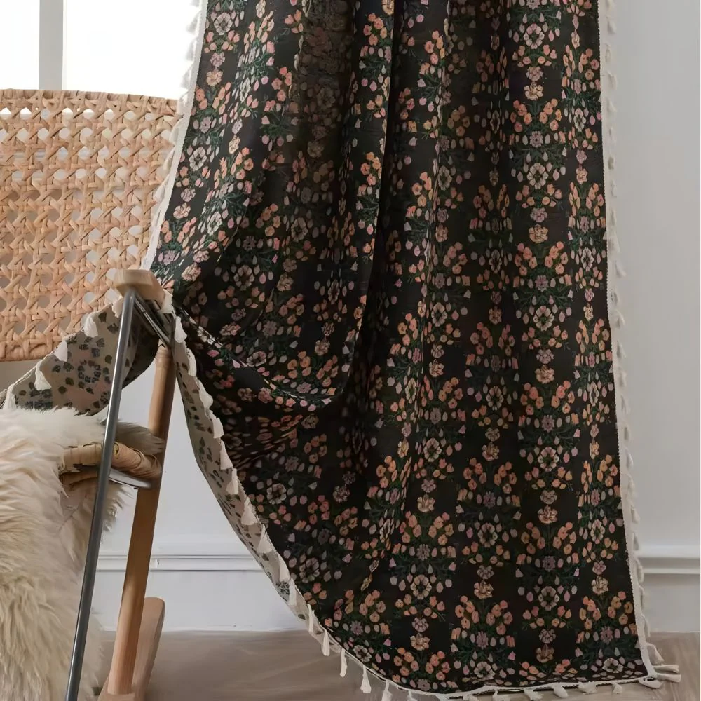 Wildflower Weave Tassel Curtain - Image 5