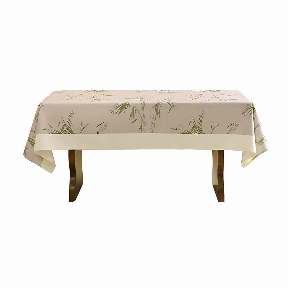 Elegant Pastoral Bamboo Zen Tablecloth - Image 7