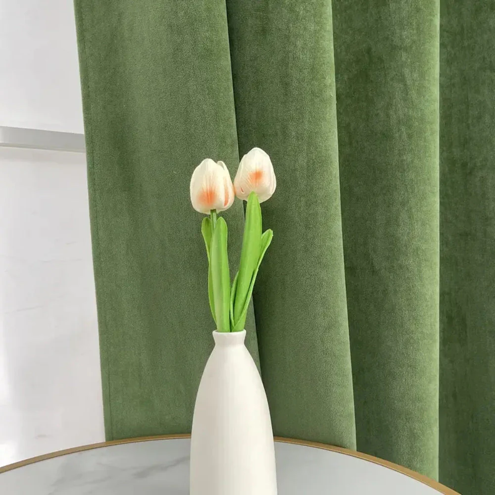 Elegant Soft Velvet Curtain Drapes - Image 5