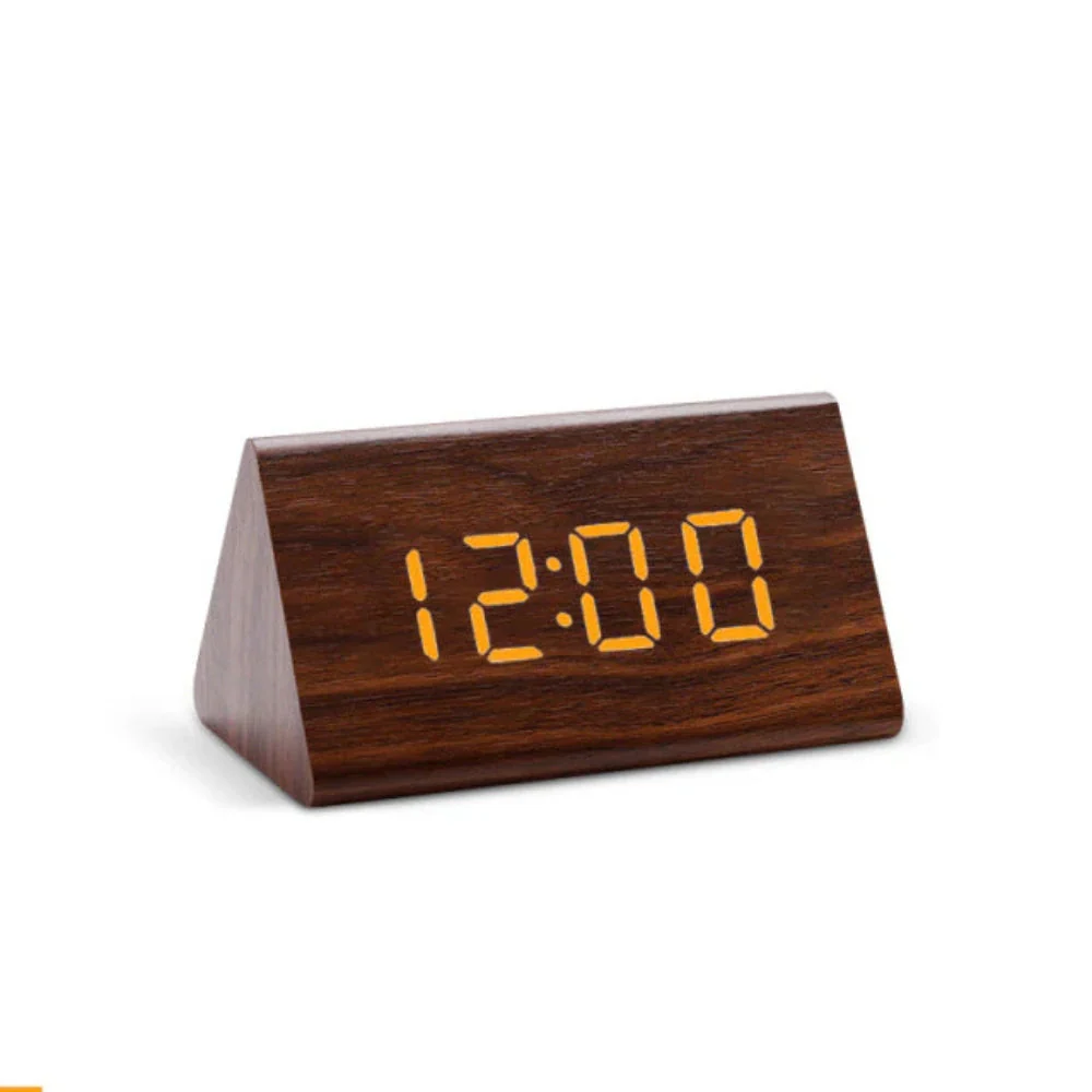 Elora Wooden LED Alarm Clock Digital Display - Image 12