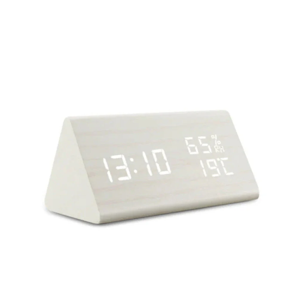 Elora Wooden LED Alarm Clock Digital Display - Image 13