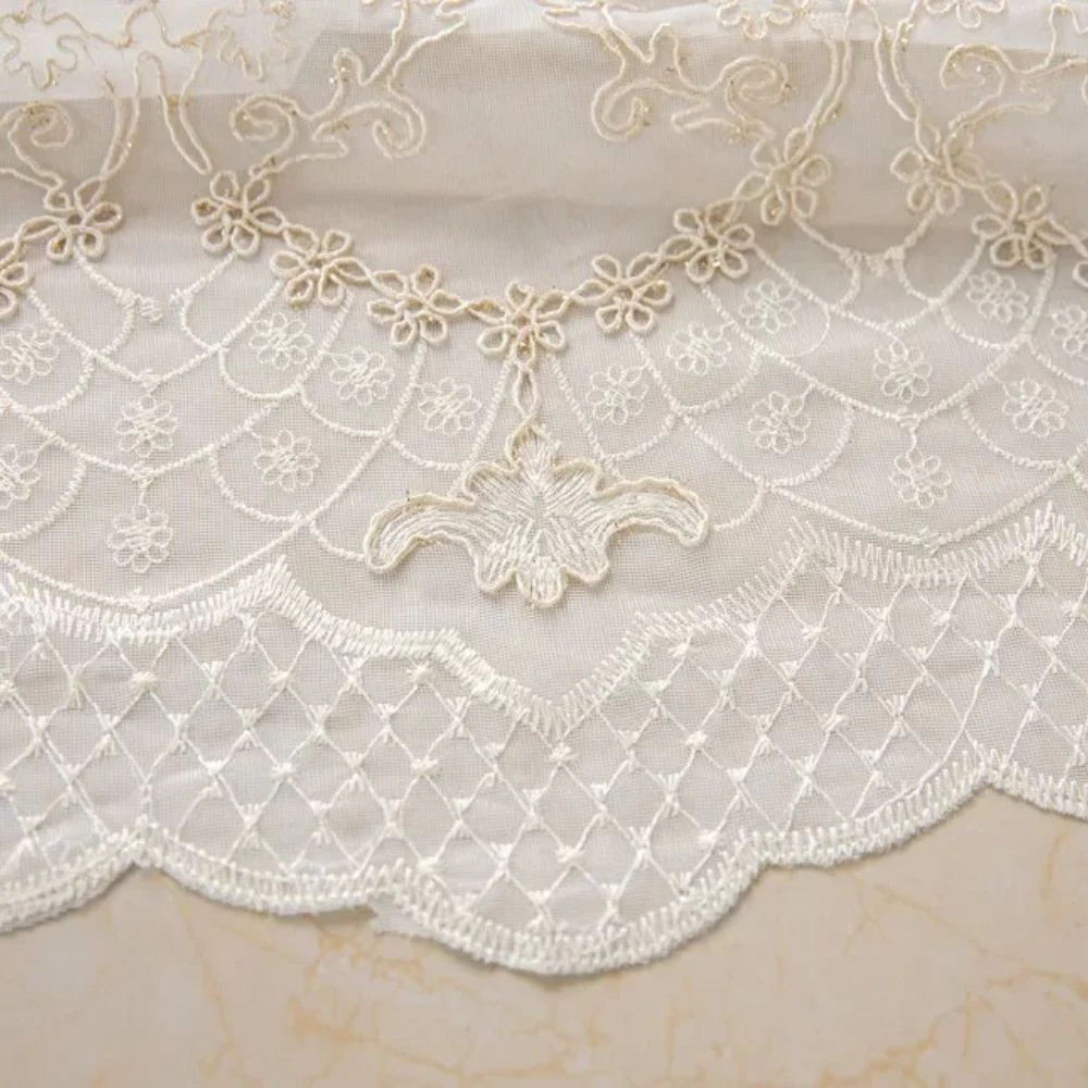 Elyvia Embroidered Classic Sheer Lace Curtain - Image 5