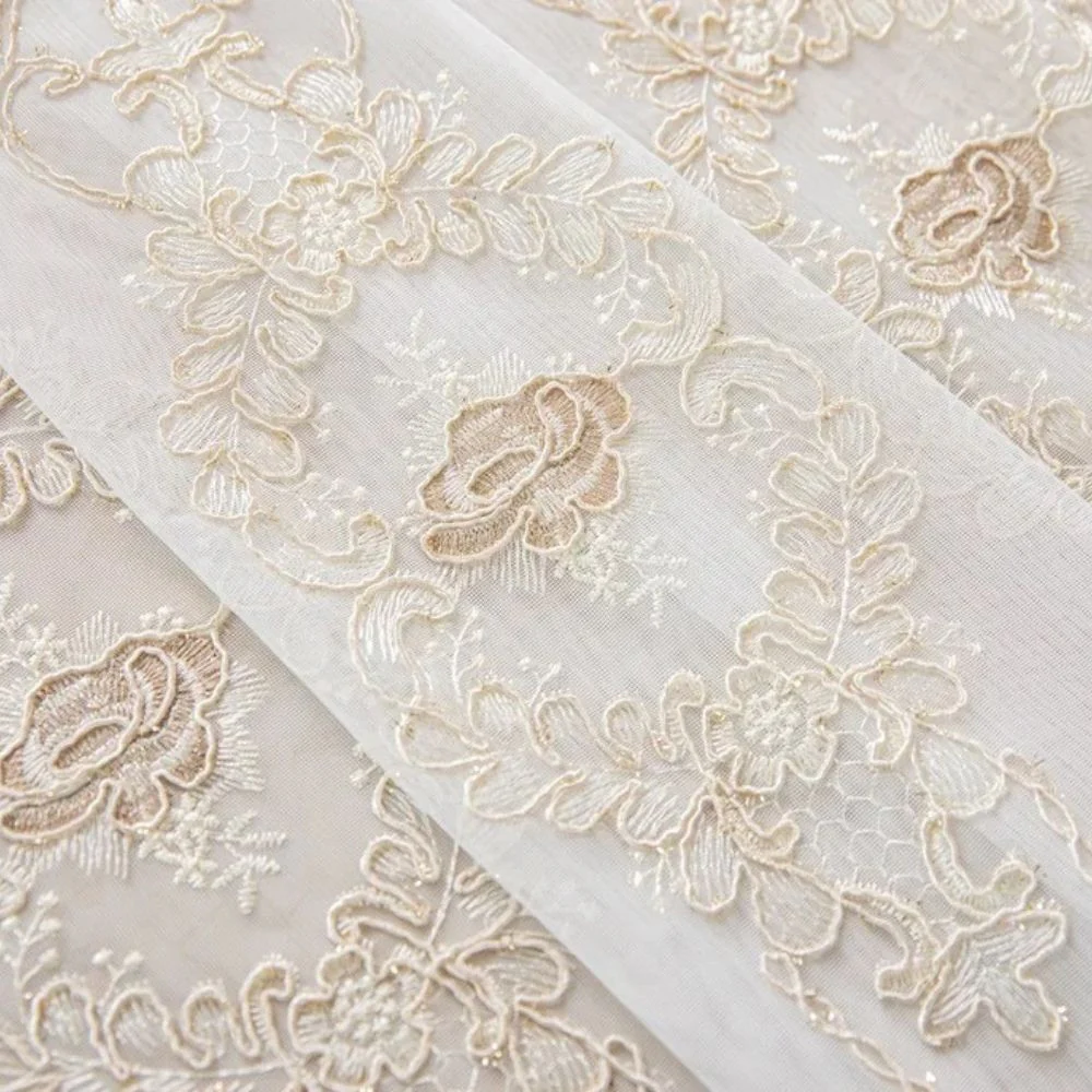 Elyvia Embroidered Classic Sheer Lace Curtain - Image 6