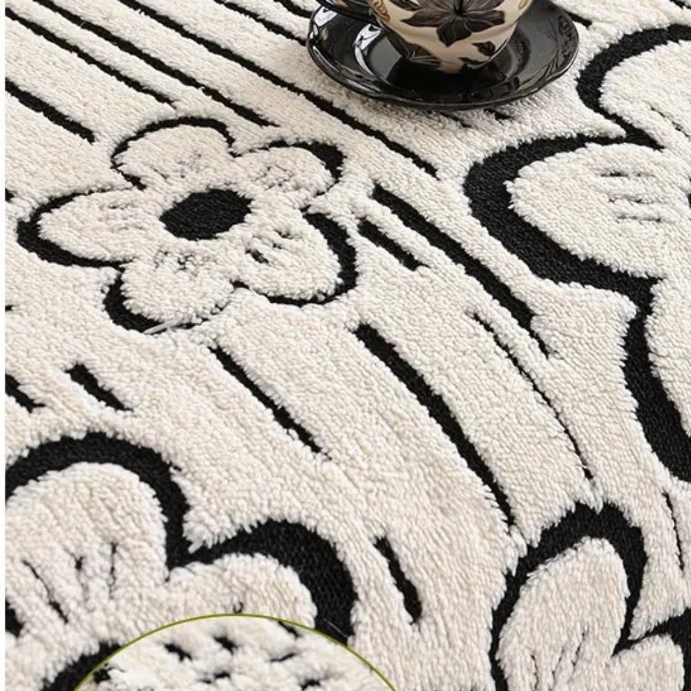 Embroidered Flower Soft Sofa Cover - Image 7
