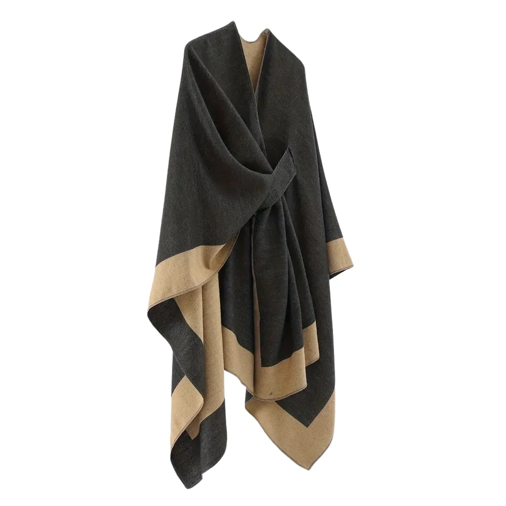 Emiree Stylish Draped Poncho - Image 3