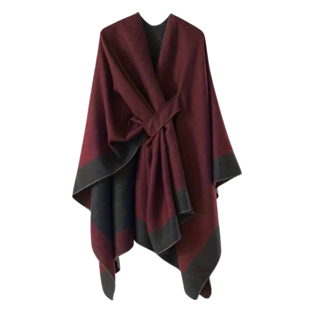 Emiree Stylish Draped Poncho - Image 6