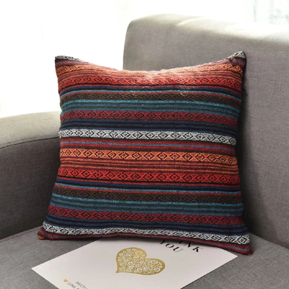 Ethnic Bohemian Geometric Cushion Cover - Image 12