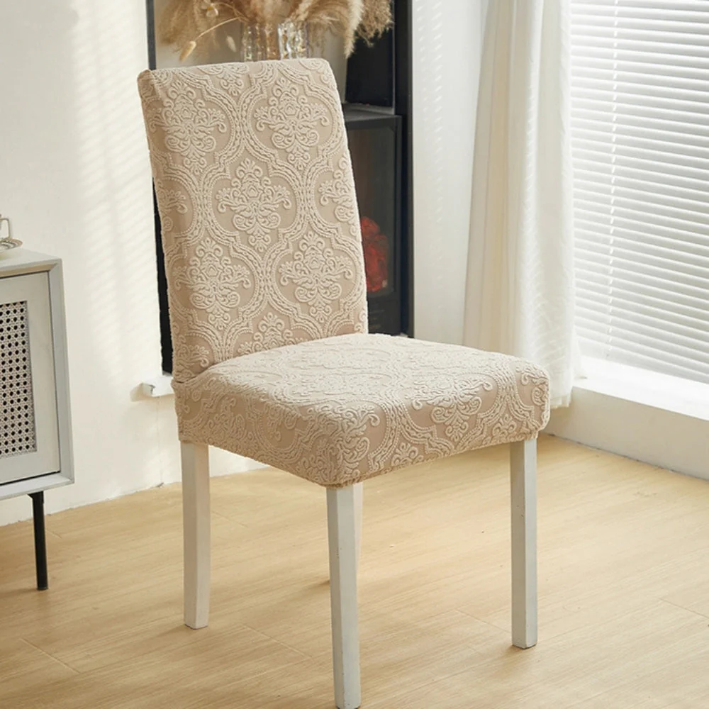 Evona Elegant Jacquard Chair Seat Slipcover - Image 10
