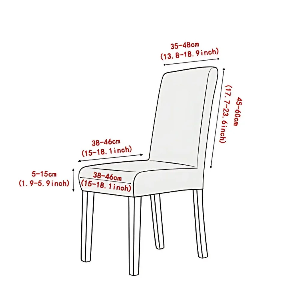 Evona Elegant Jacquard Chair Seat Slipcover - Image 12