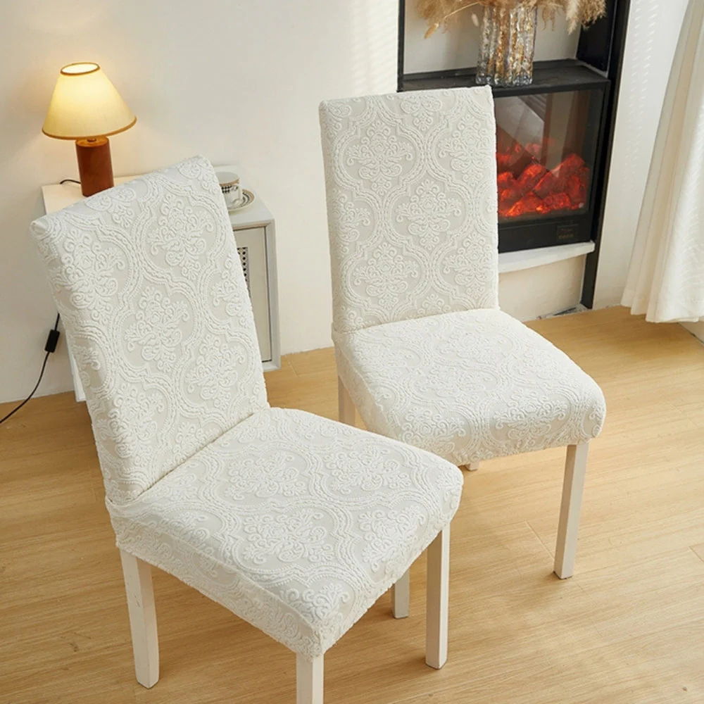 Evona Elegant Jacquard Chair Seat Slipcover - Image 6
