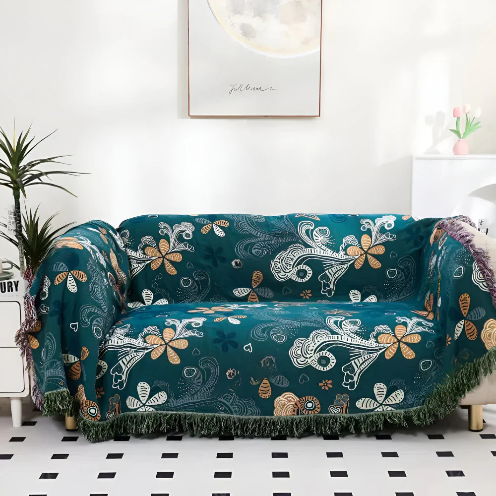 Exotic Floral Throw Blanket - Image 4