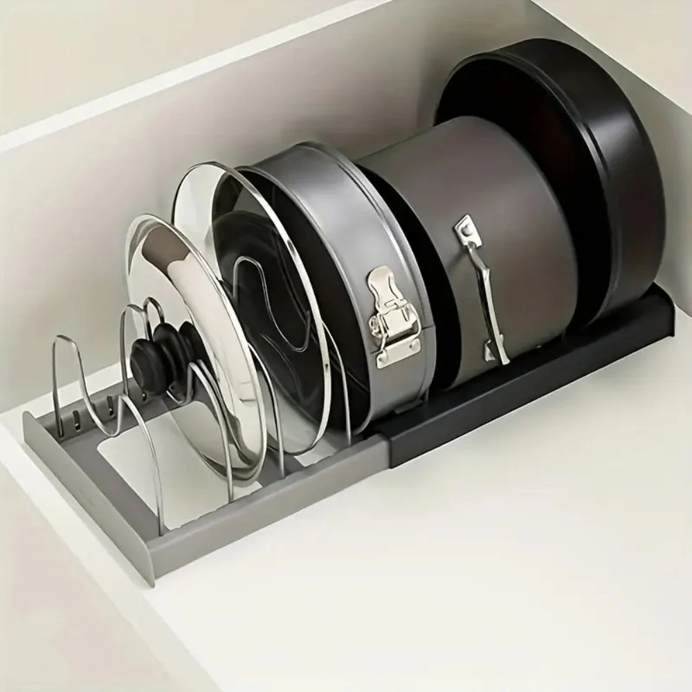 Expandable Pot and Pans Organizer Rack - Image 6