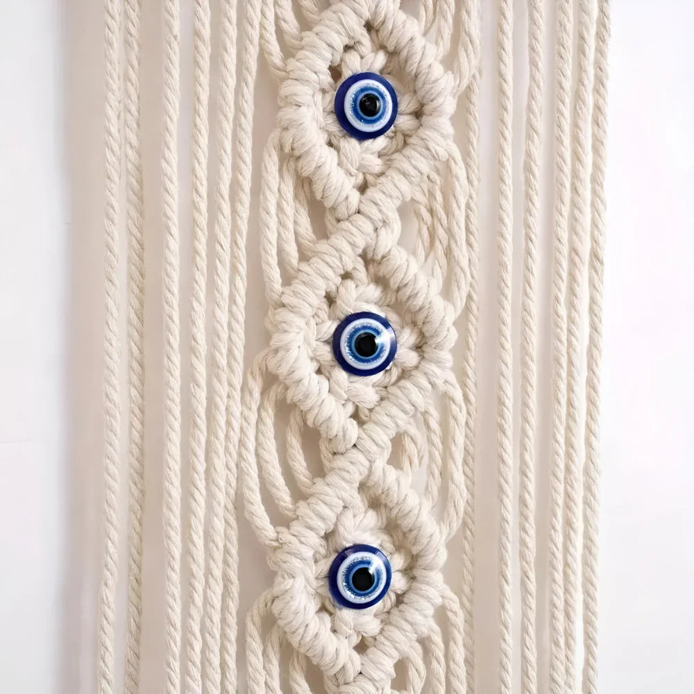 Eye-Beads Bohemian Macrame Wall Decor - Image 4