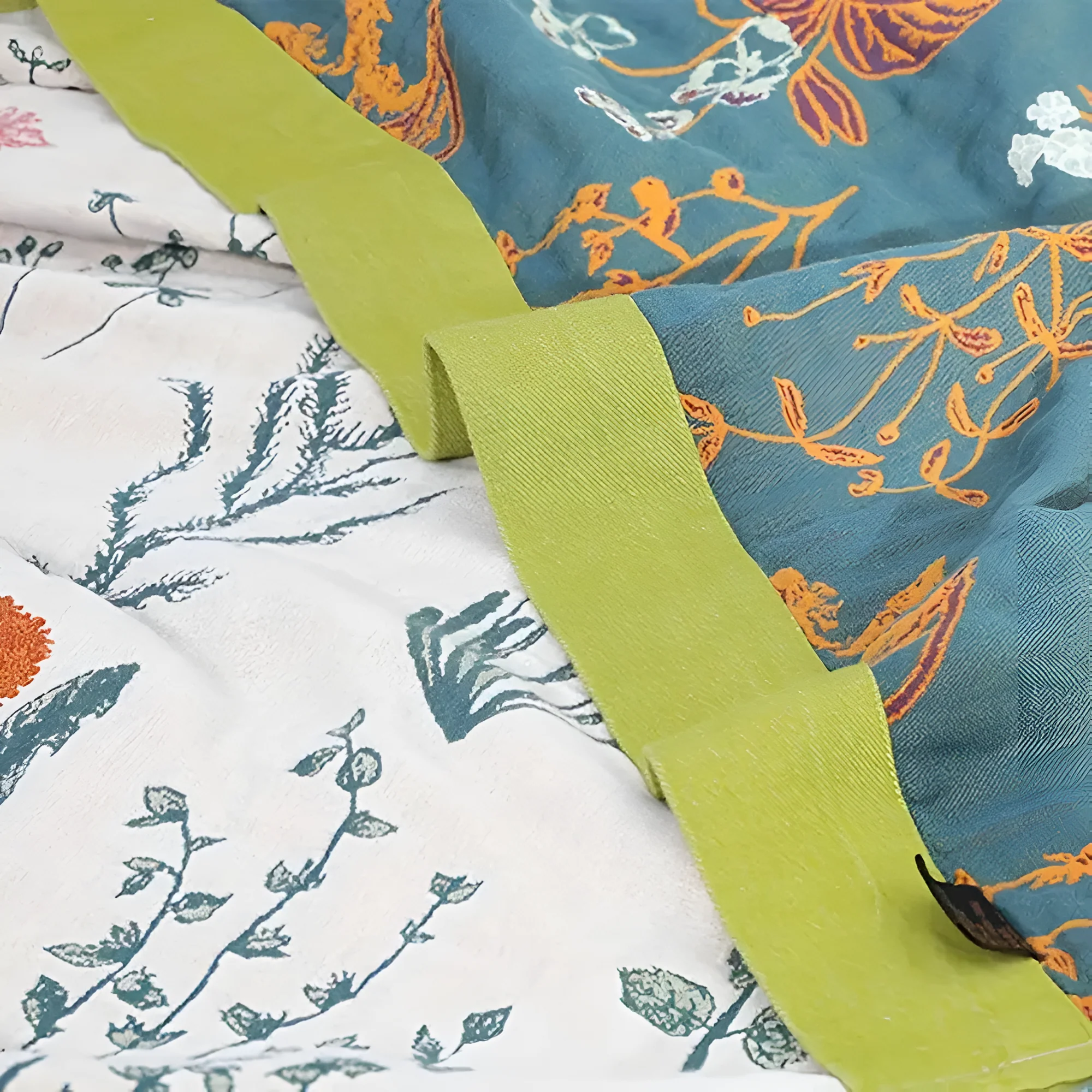 Farmhouse Floral Cotton Gauze Blanket - Image 7