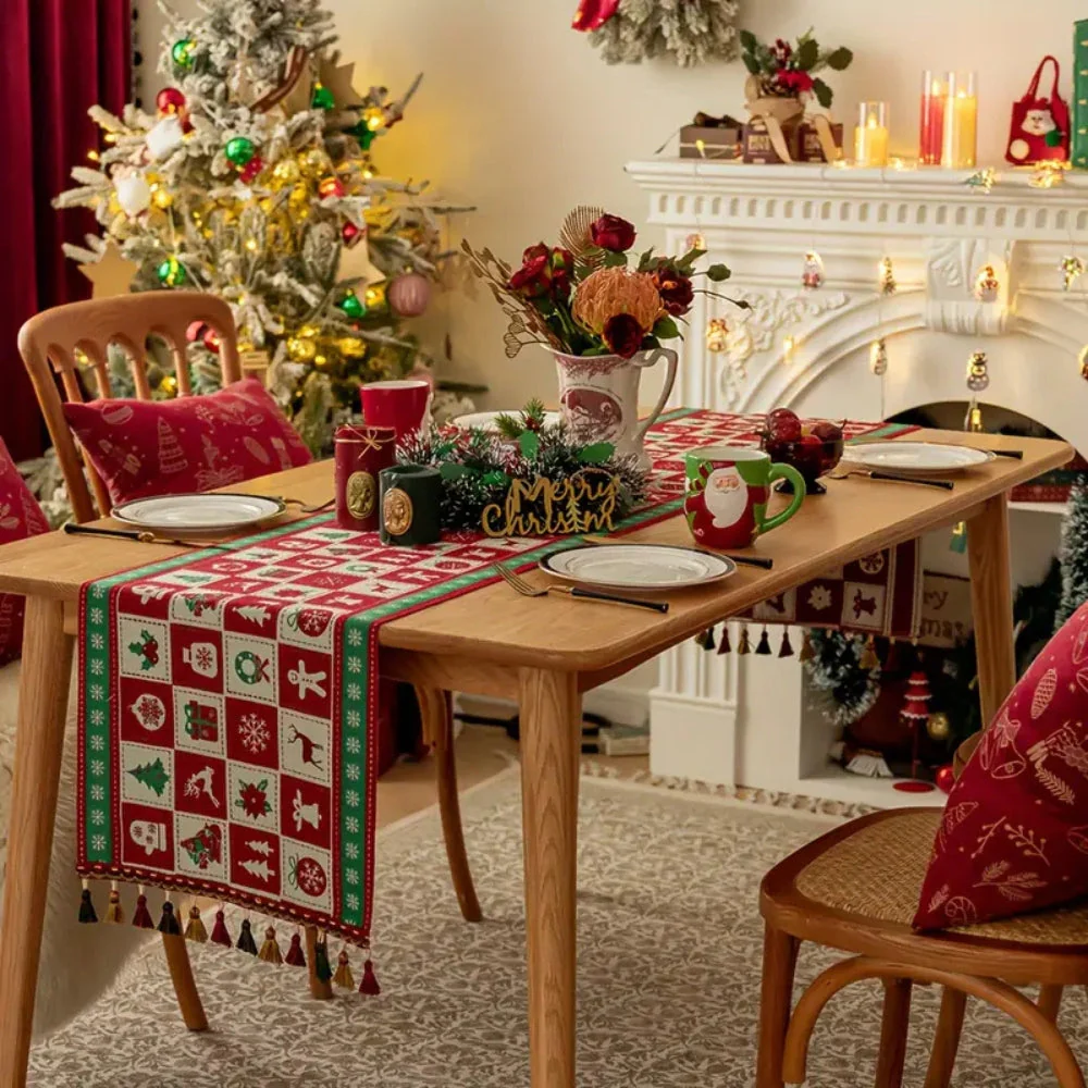 Festive Charm Holiday Table Runner - Image 3