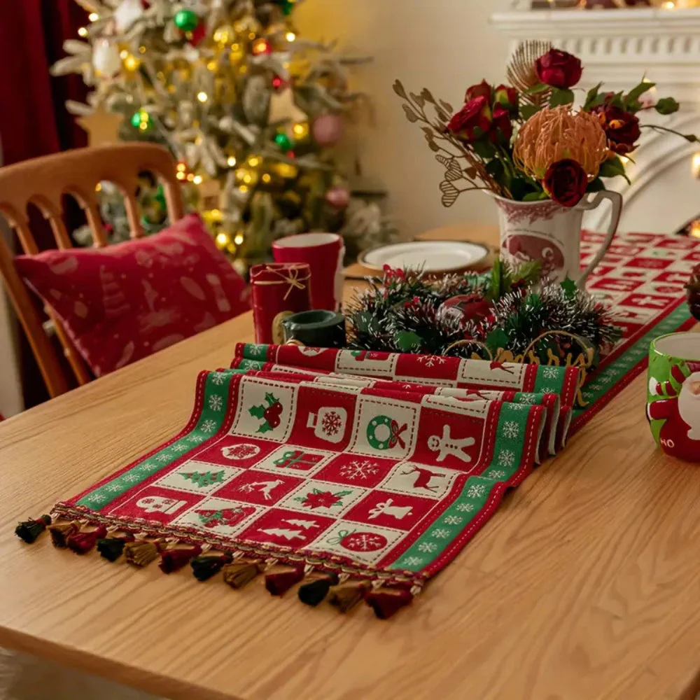 Festive Charm Holiday Table Runner - Image 6