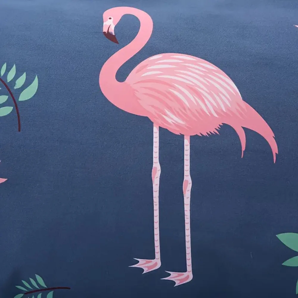 Flamingo Oasis | 3pcs Duvet Cover Set - Image 4