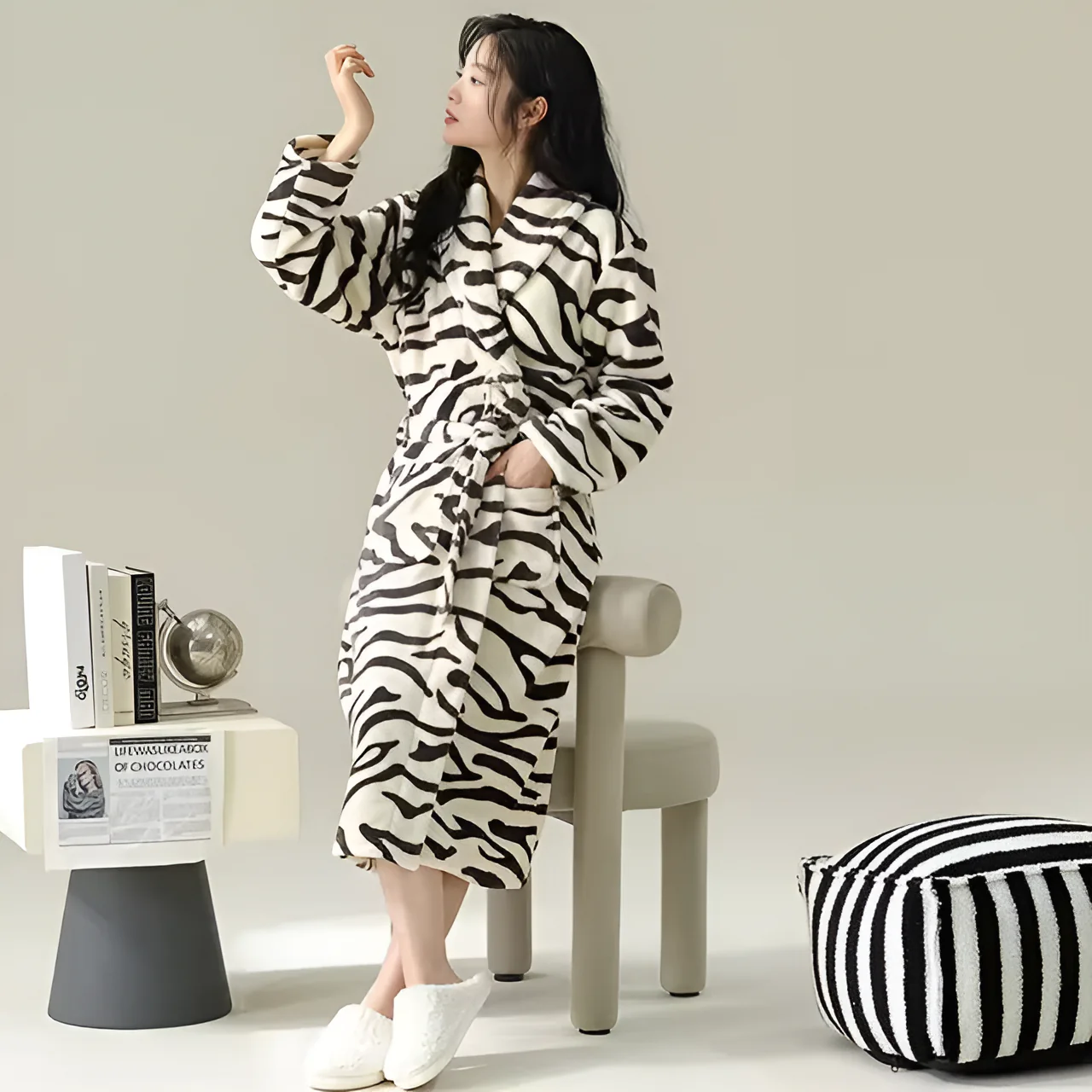 Fleece Haven Bathrobe - Image 6