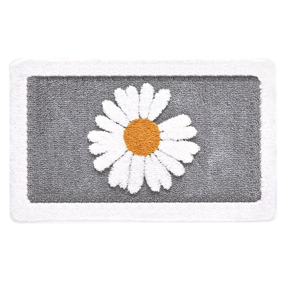 Fleur Plush Floral Bath Mat - Image 8