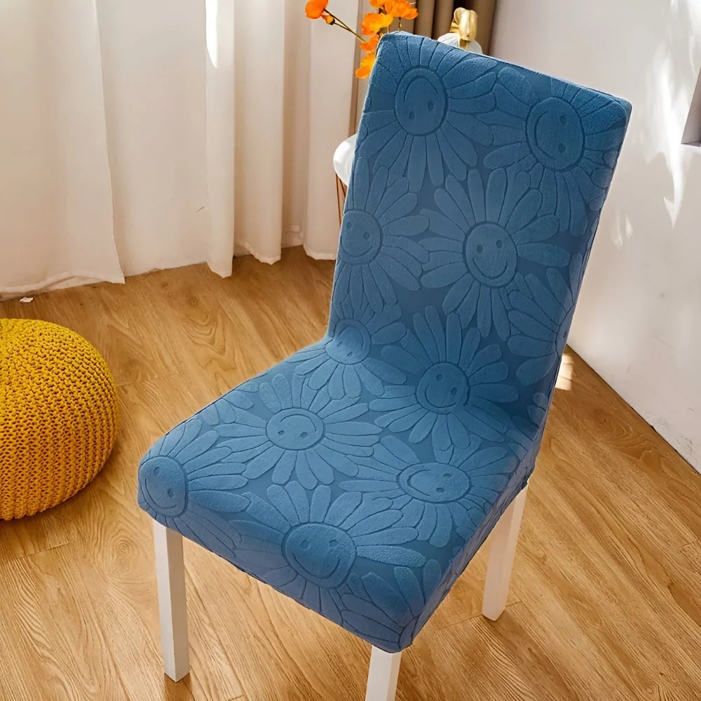 Fleur Smiley Flower Stretch Chair Cover - Image 13