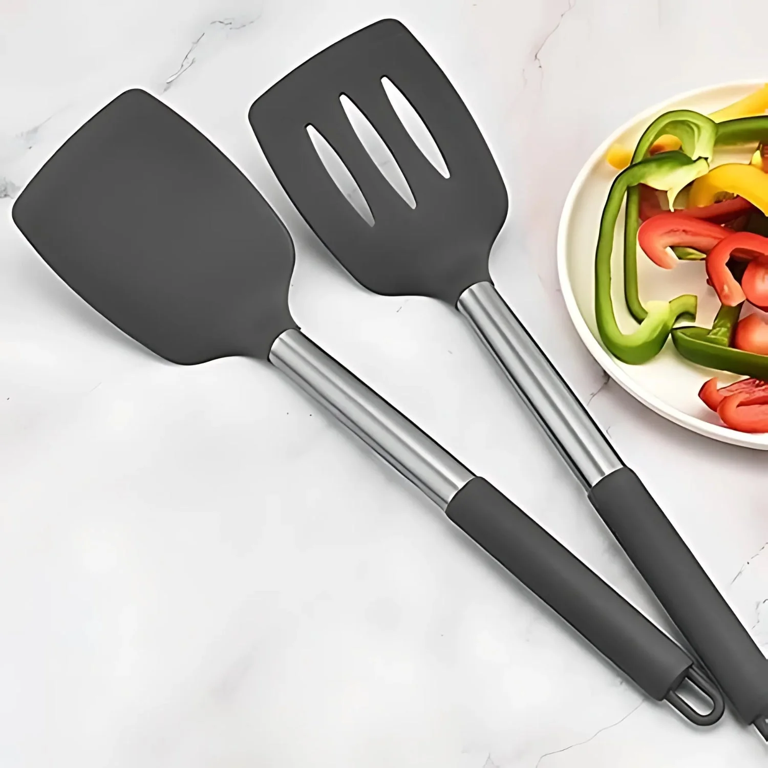 FlexiChef Silicone Kitchen Utensil Set | 3pcs - Image 2