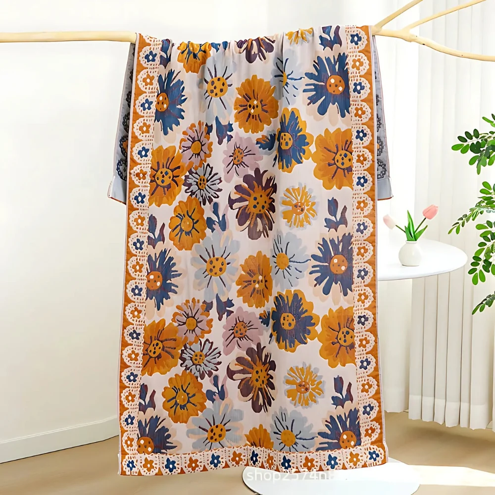Floral Fiesta Bath Towel - Image 2