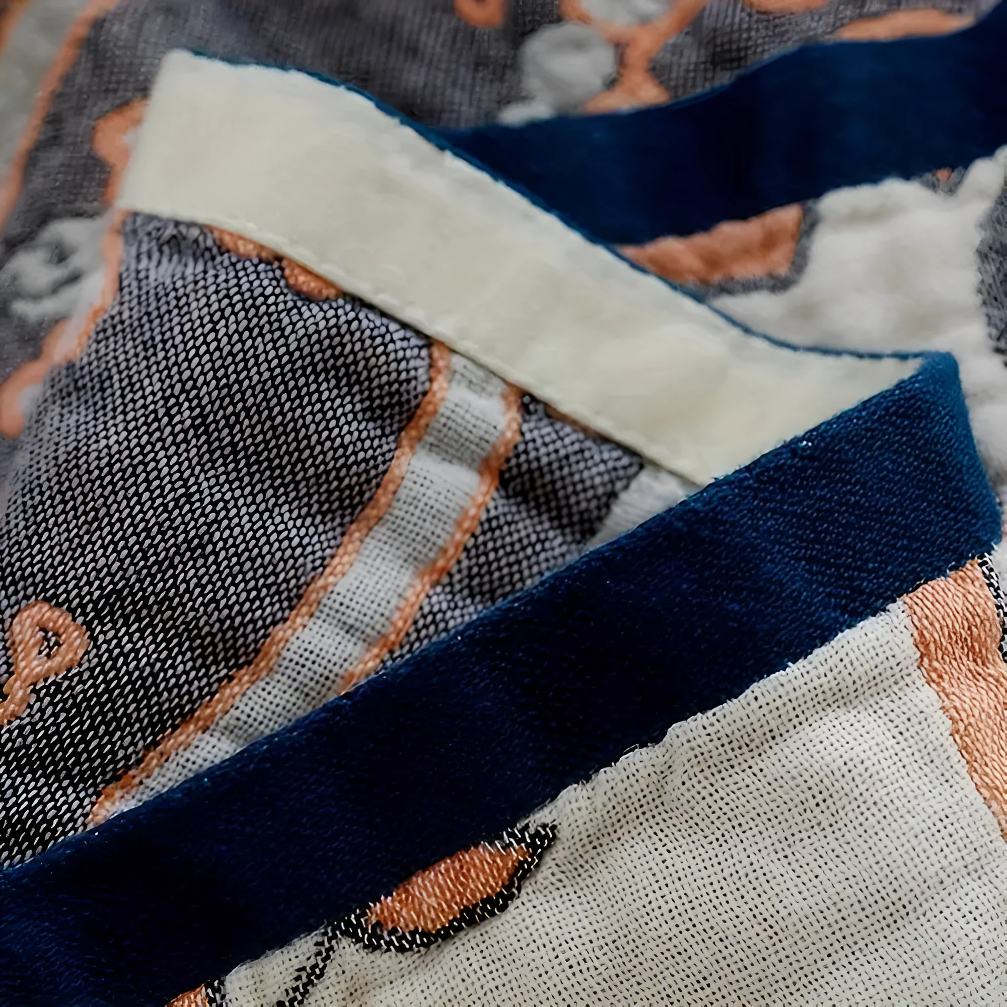 Floral Pattern Cotton Blanket - Image 4