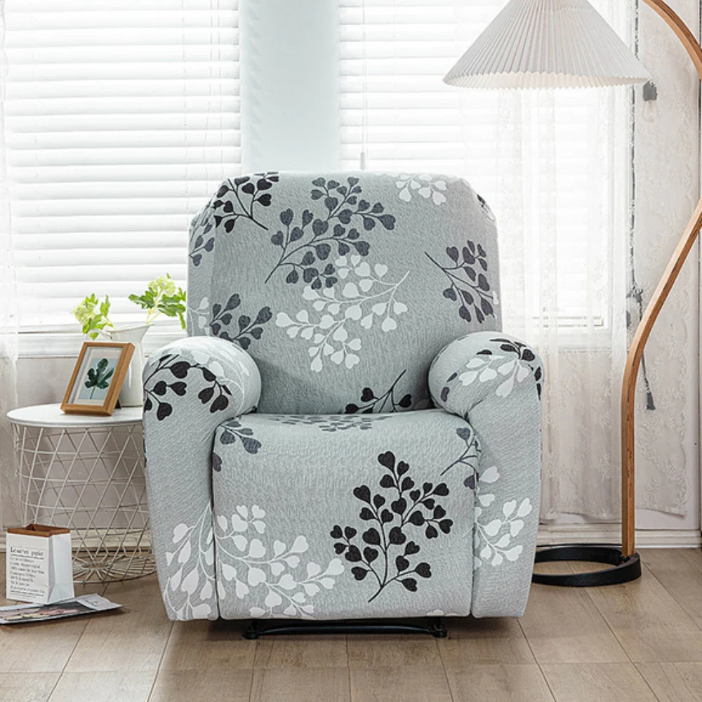 Floral Recliner Sofa Cover - Image 5