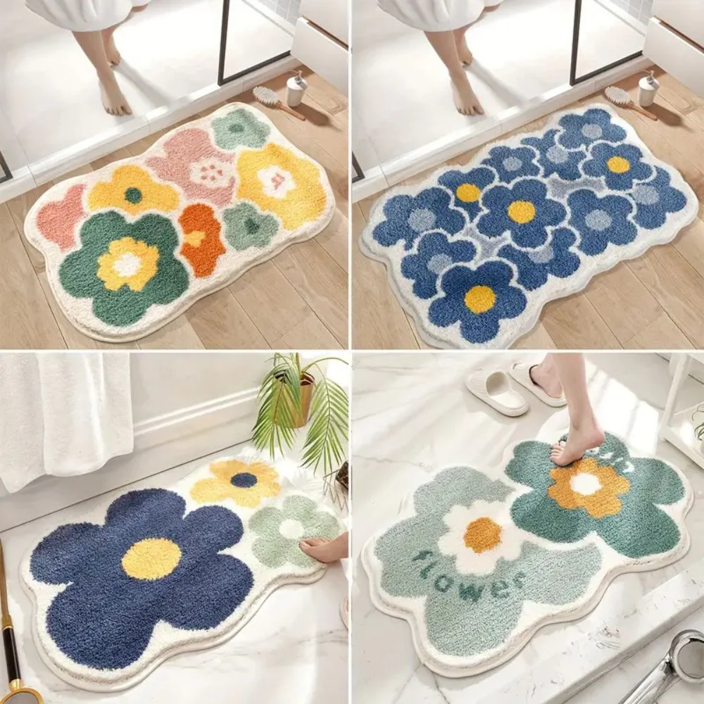 Floral Tufted Absorbent Bath Mat - Image 14