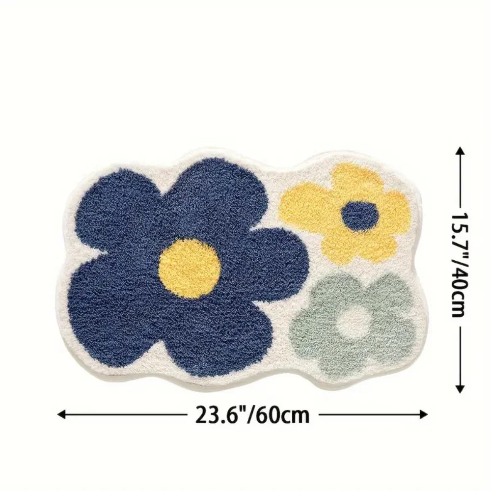 Floral Tufted Absorbent Bath Mat - Image 6