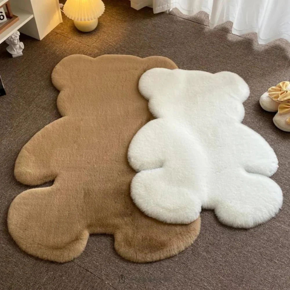 Fluffy Charm Teddy Bear Rug - Image 3