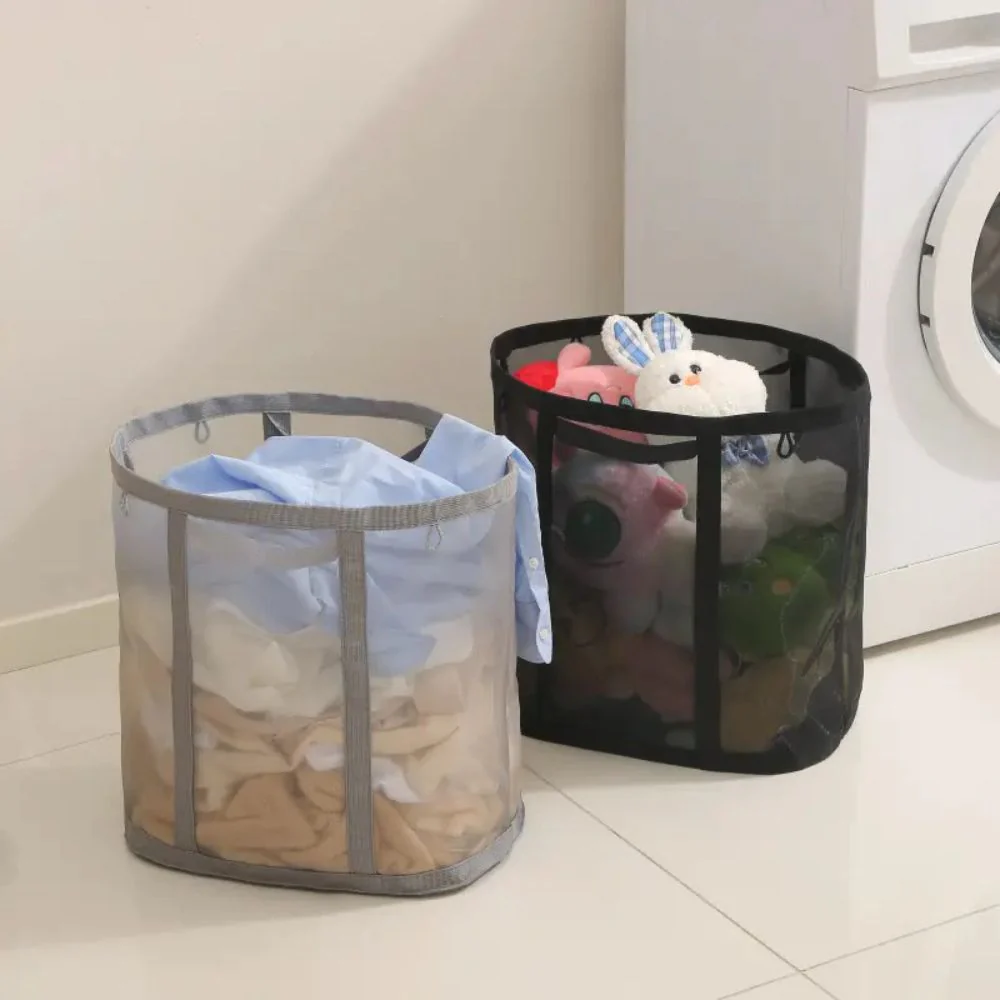 Foldable Mesh Laundry Basket - Image 7