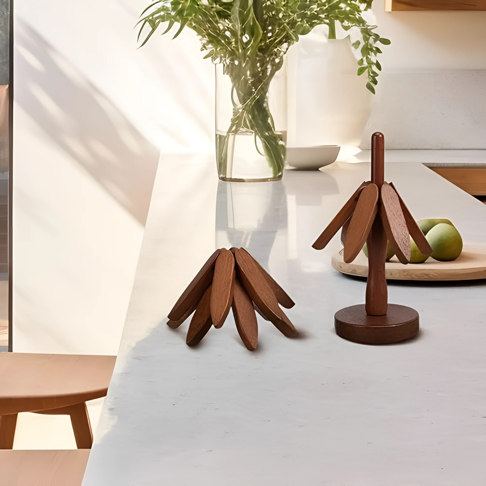 Foldable Wooden Trivets | 3 Pcs Set - Image 6