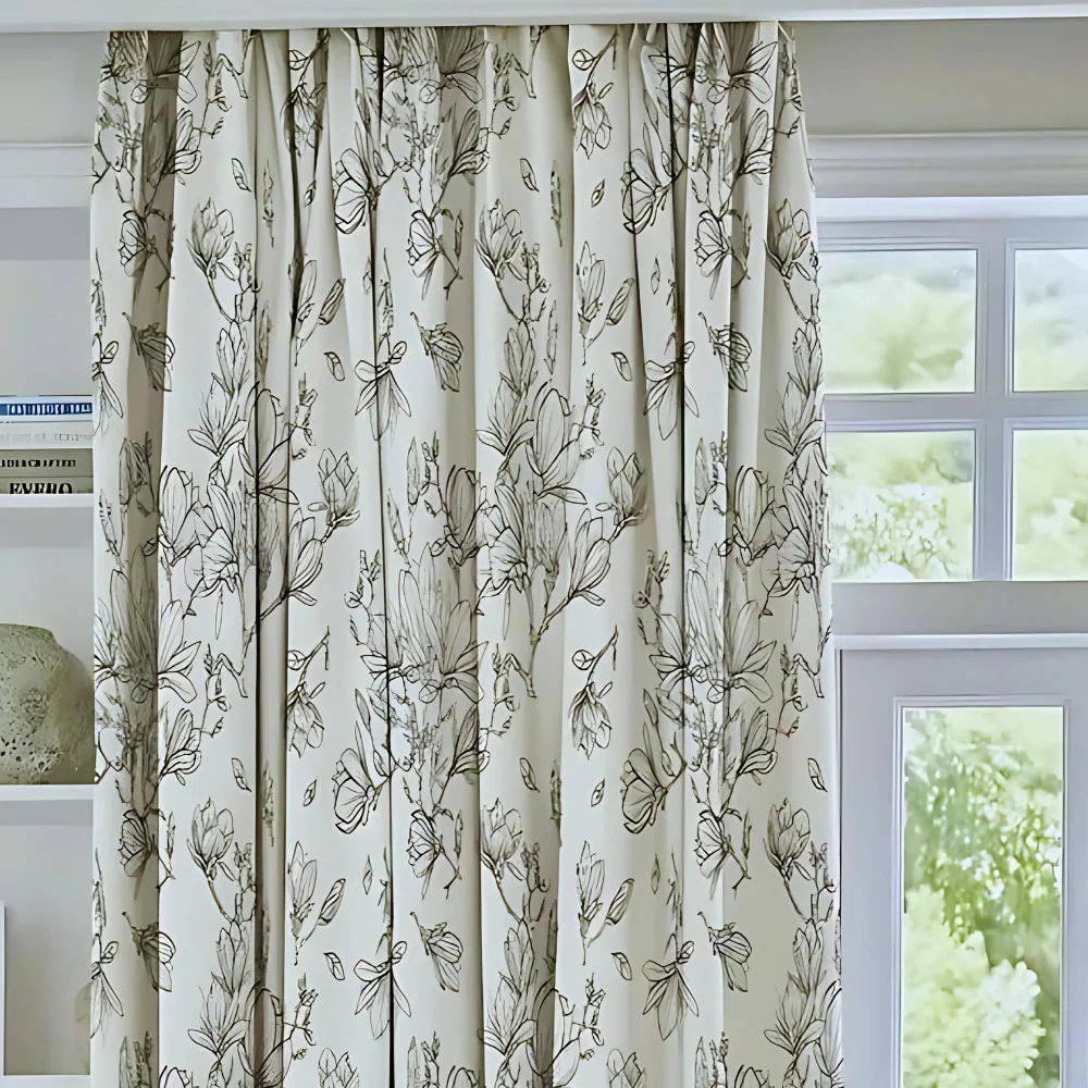 Fresh Floral Sunshade Curtains - Image 3