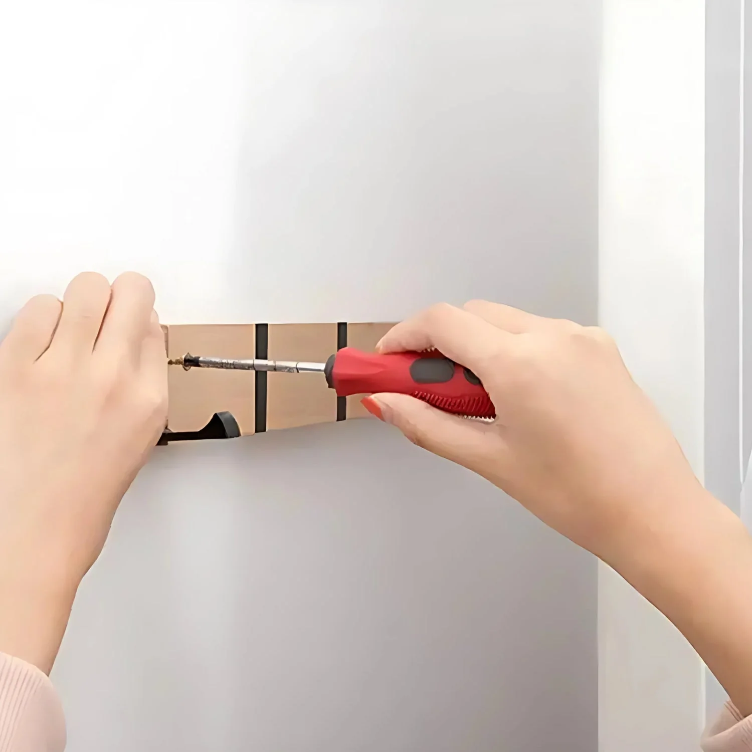 Functional Flip Wooden Wall Hook Rack - Image 6