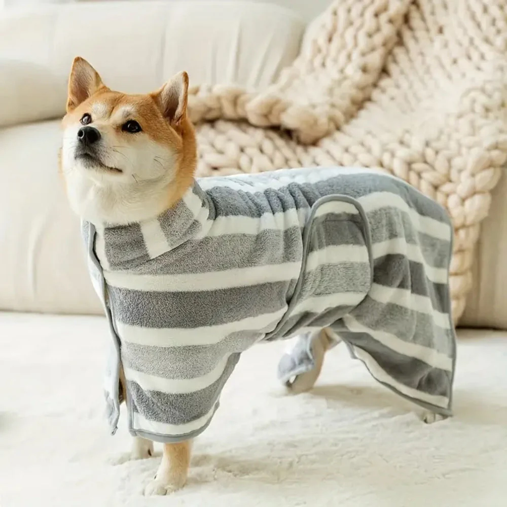 Gentle Touch Dog Drying Towel Robe - Image 5