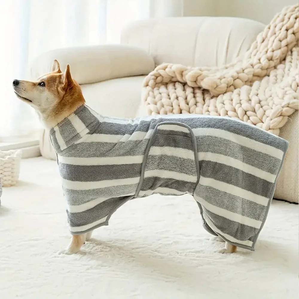 Gentle Touch Dog Drying Towel Robe - Image 6