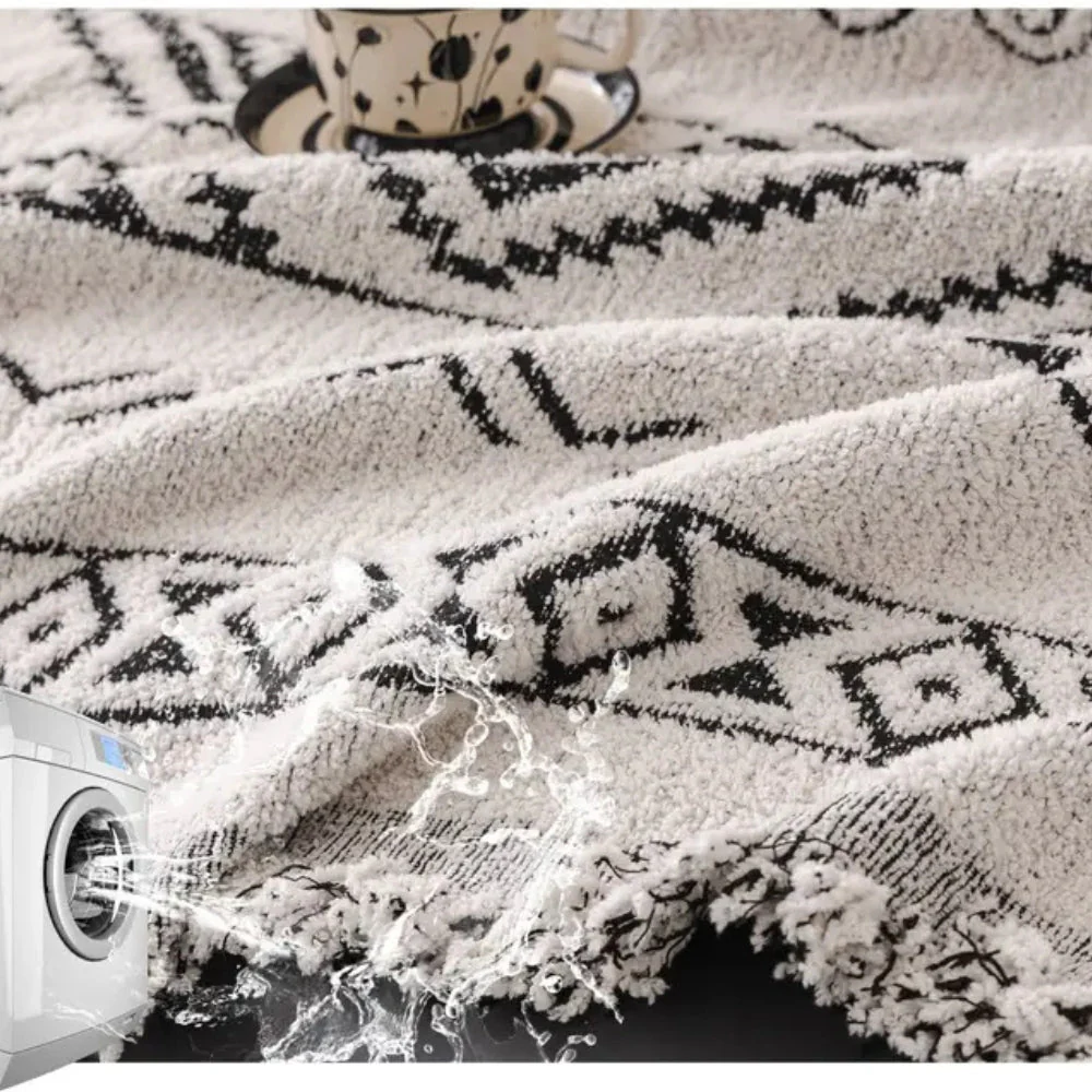 Geometric Boho Sofa Cover Throw - Image 6