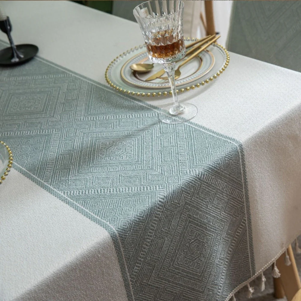 Glisstra Geometric Tassel Tablecloth - Image 6