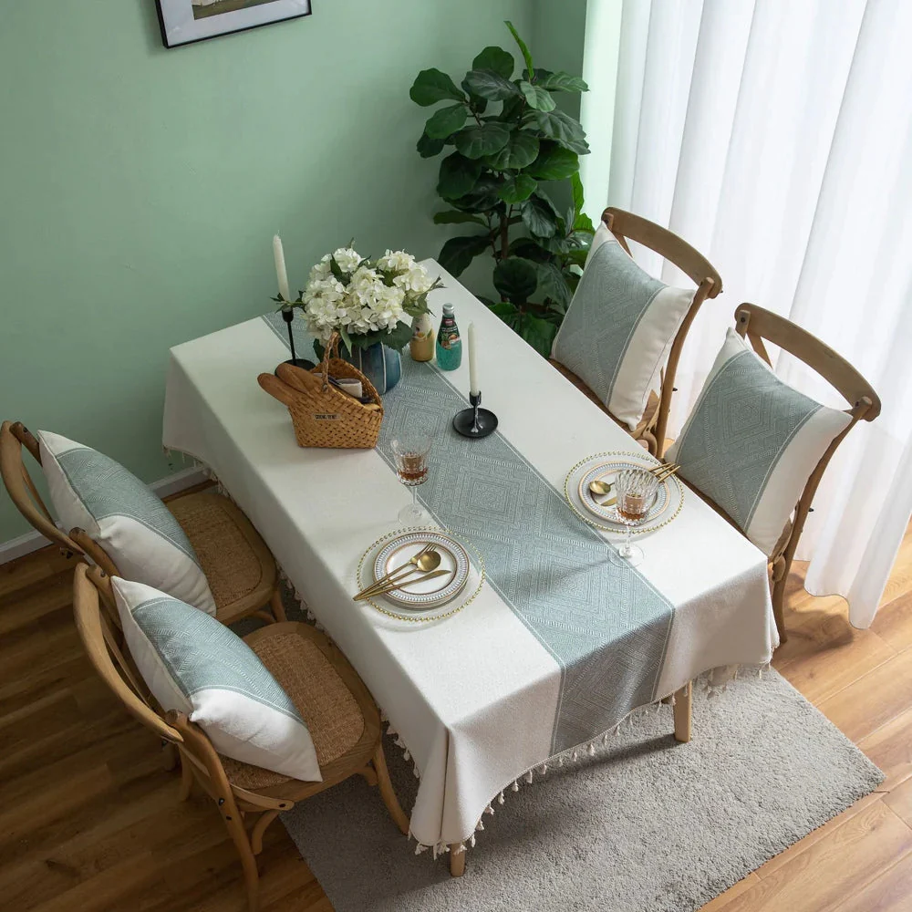 Glisstra Geometric Tassel Tablecloth - Image 7