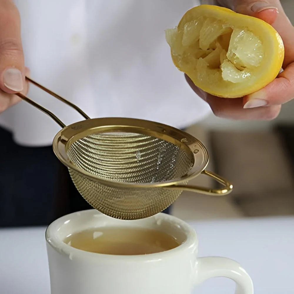 Gold Fine Mesh Strainer - Image 2