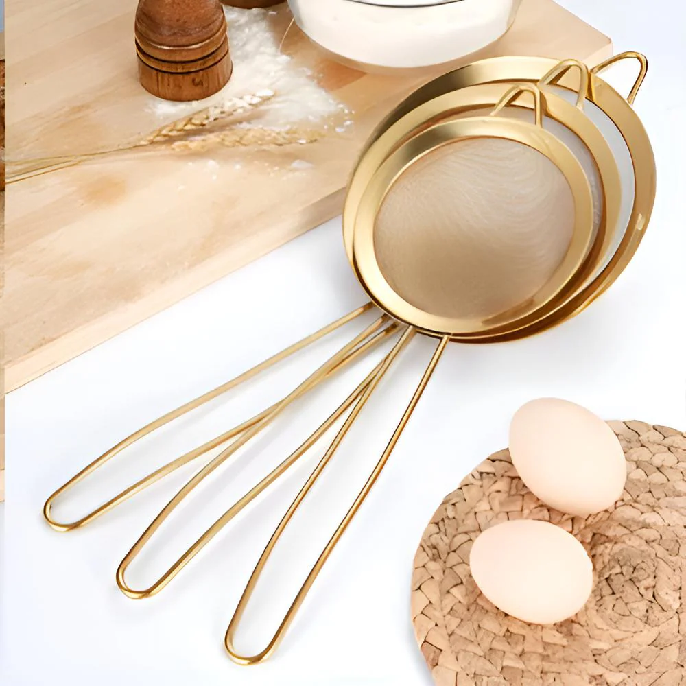 Gold Fine Mesh Strainer - Image 4