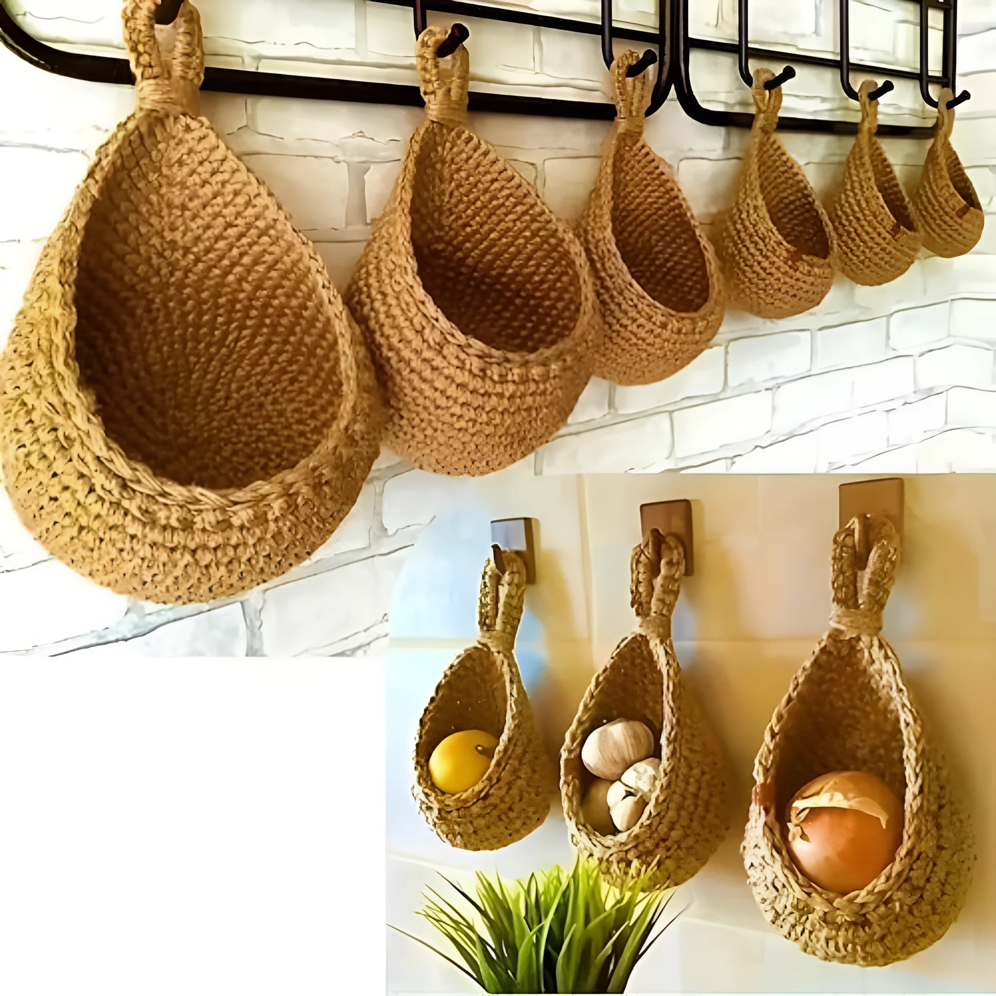 Handcrafted Boho Hanging Basket - Image 6